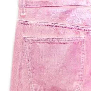 Zara | Pants & Jumpsuits | Nwt Zara Barbie Pink Metallic